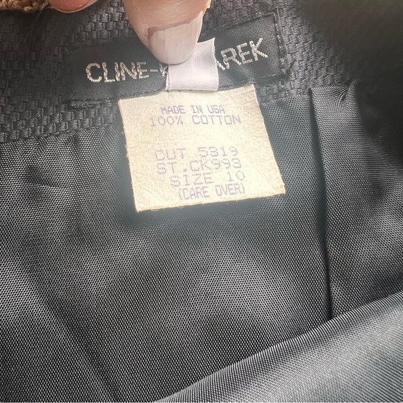 Western  Black Skirt Beads Fringe Boho Sz 10 - Picture 9 of 9